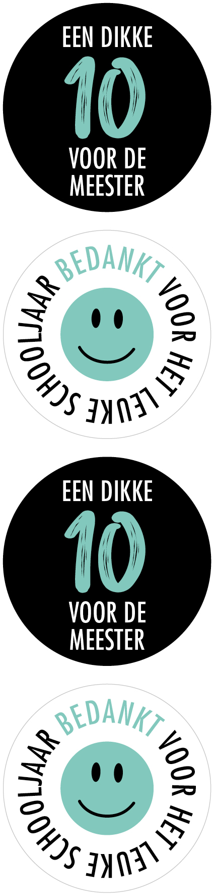 kadostickers assortirollen