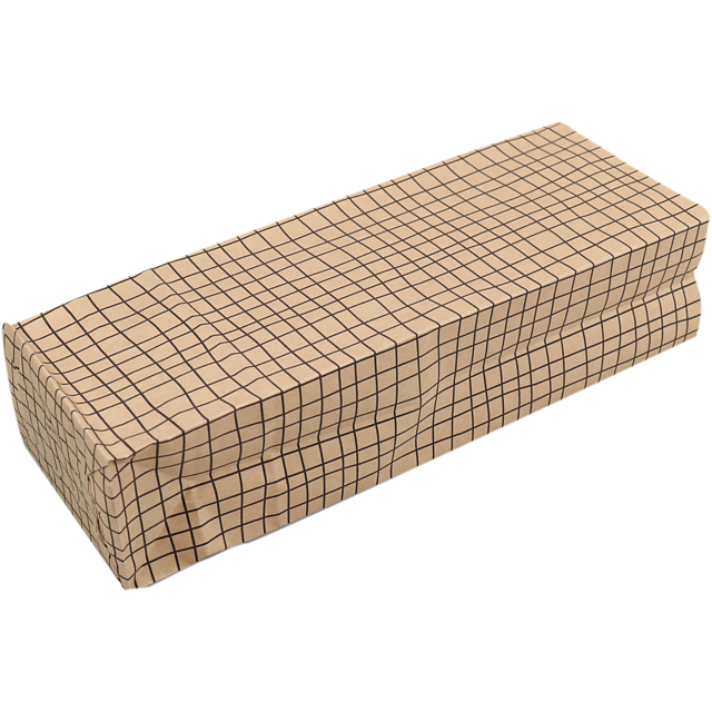 Blokbodemzak Mini Bruinkraft Ruit