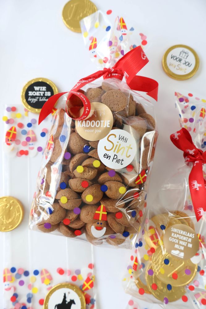 Blokbodemzakken Sinterklaas Medium