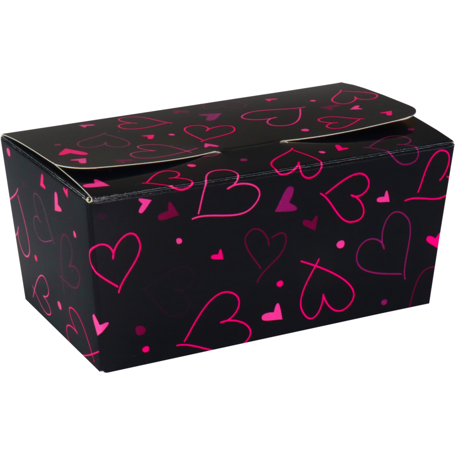 Bonbondoos Hearts Black 250 gram