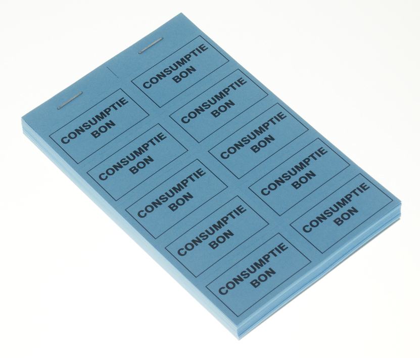 Consumptiebonnen Blauw