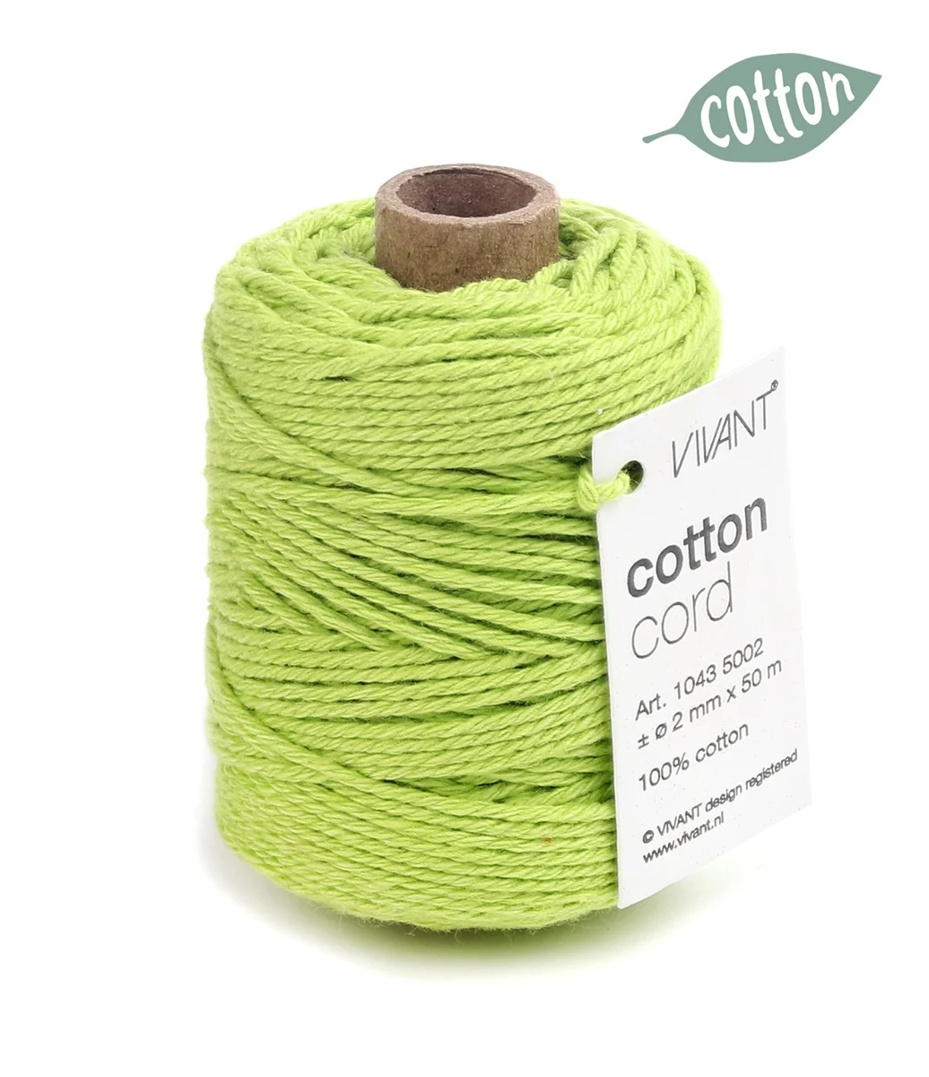 Cotton Touw Appelgroen