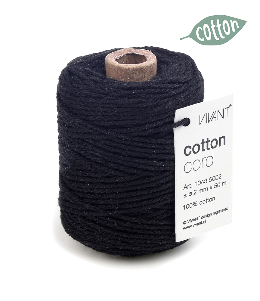 Cotton Touw Zwart