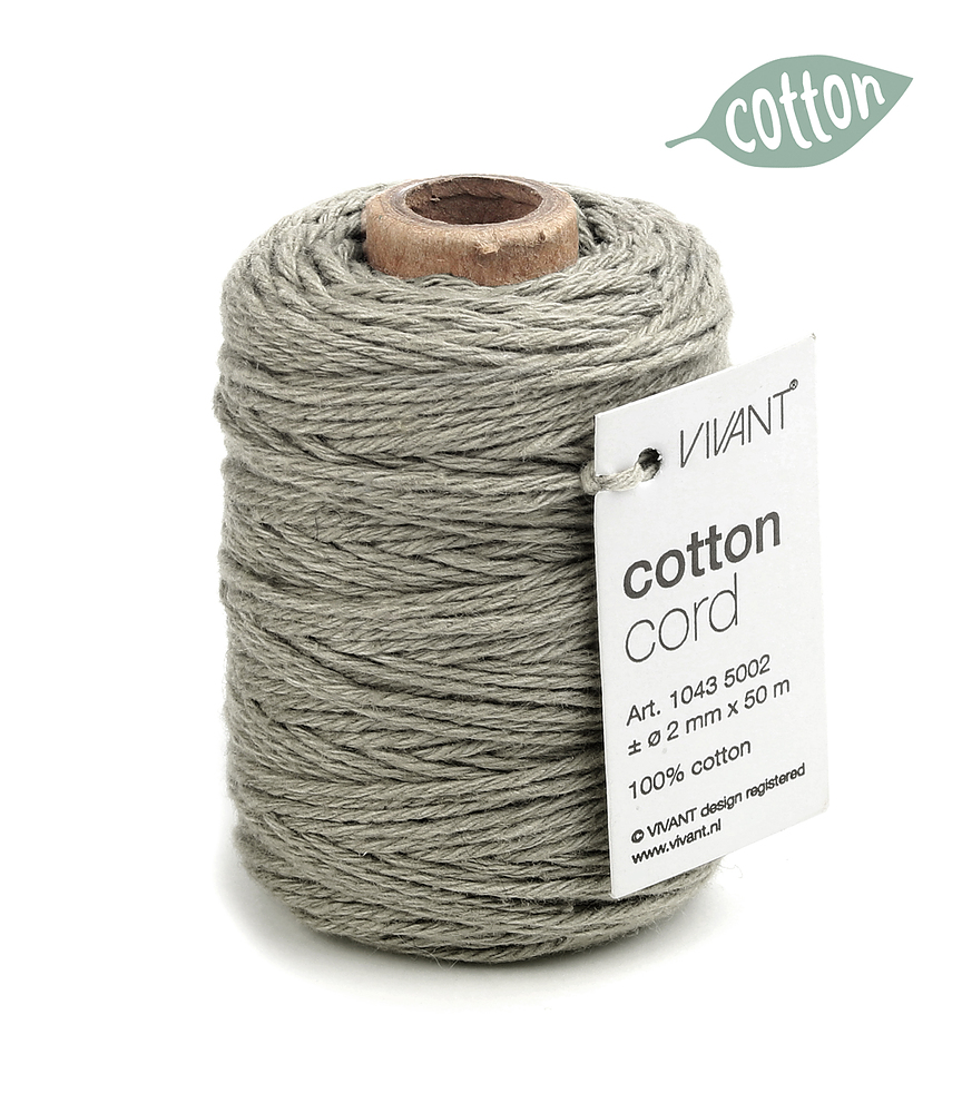 Cotton Touw Grijs