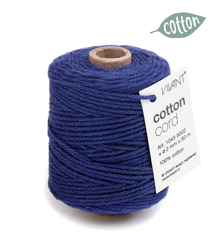 Cotton Touw Kobaltblauw