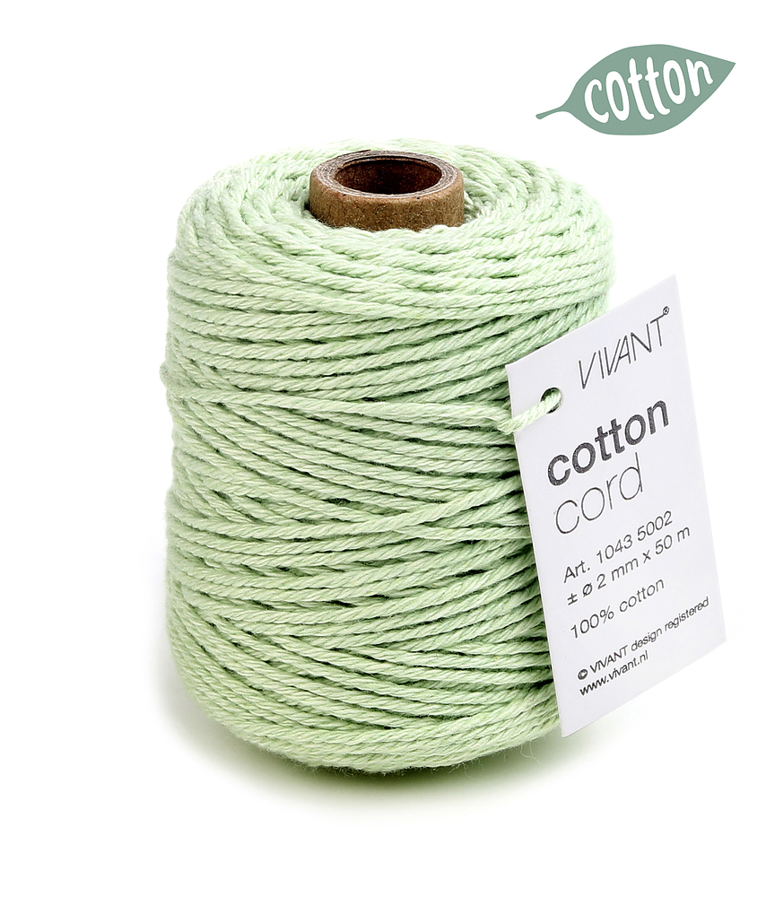 Cotton Touw Mintgroen