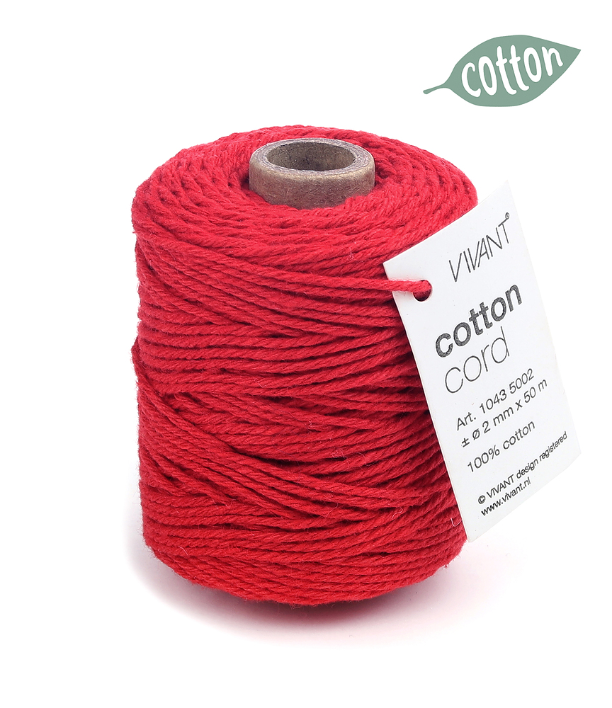 Cotton Touw Rood