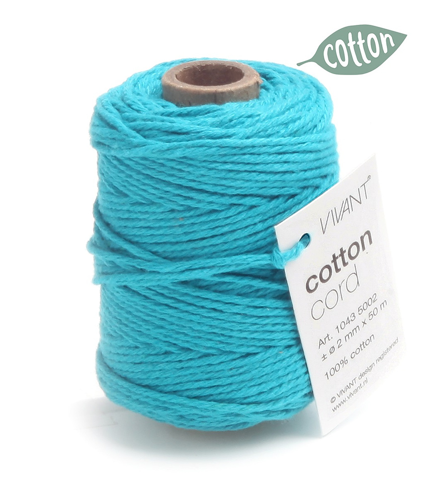 Cotton Touw Turquoise