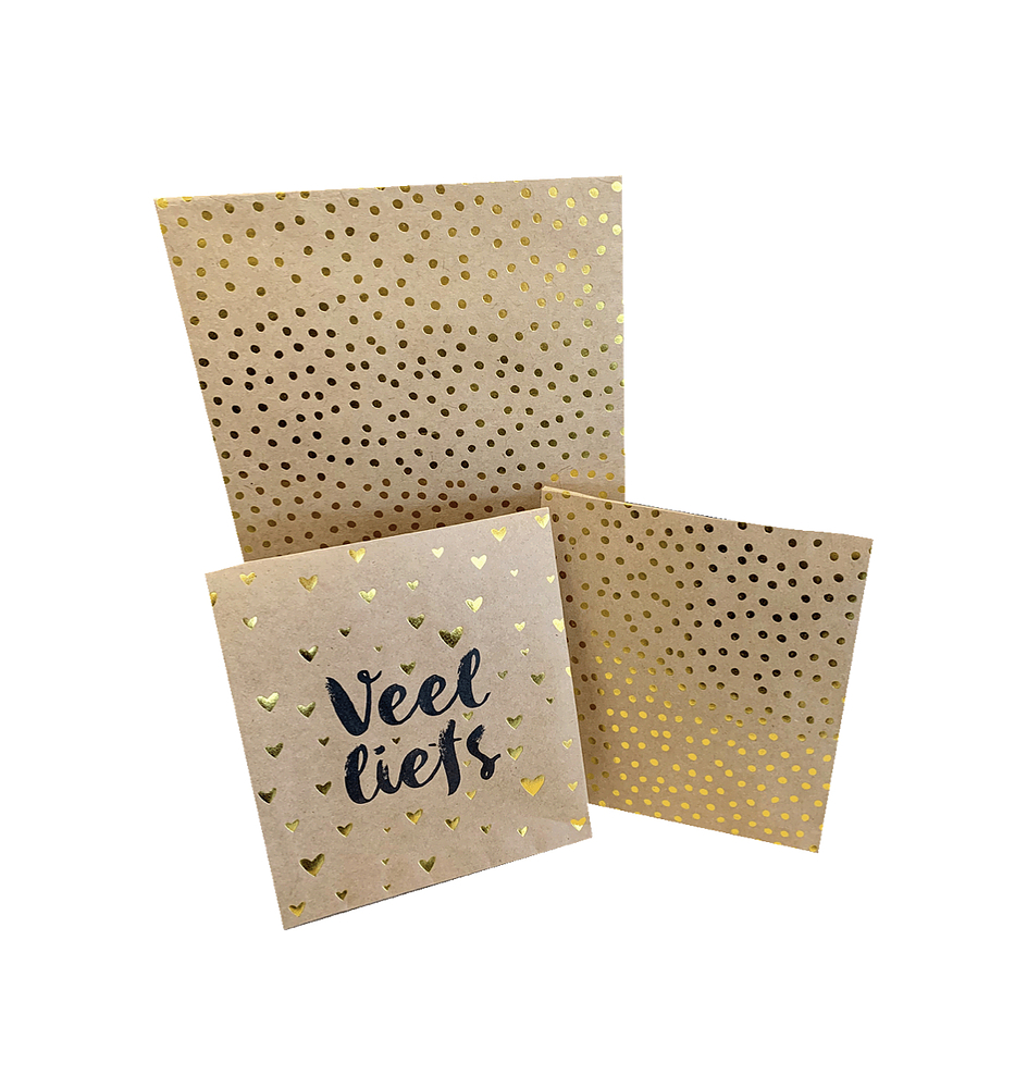 Giftbag Golden Dots