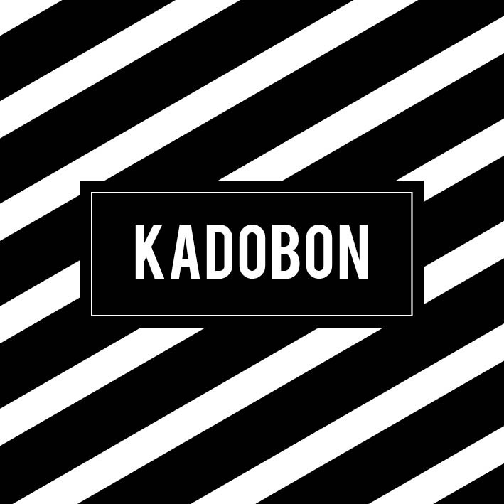 Kadobon Stripes Black and White