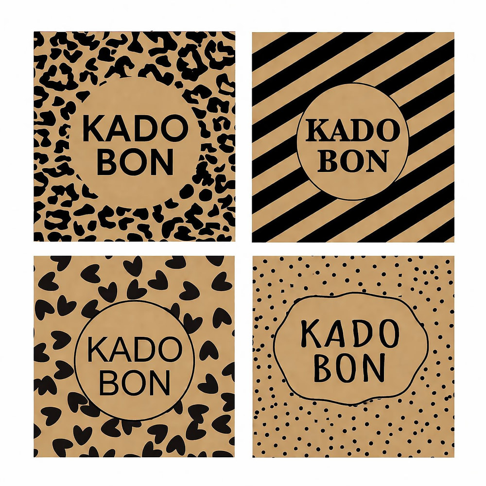 Kadobonnen Kraft Mix van 4