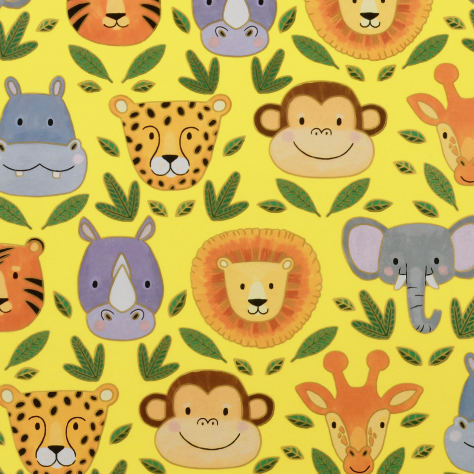 Kadopapier Jungle Animals