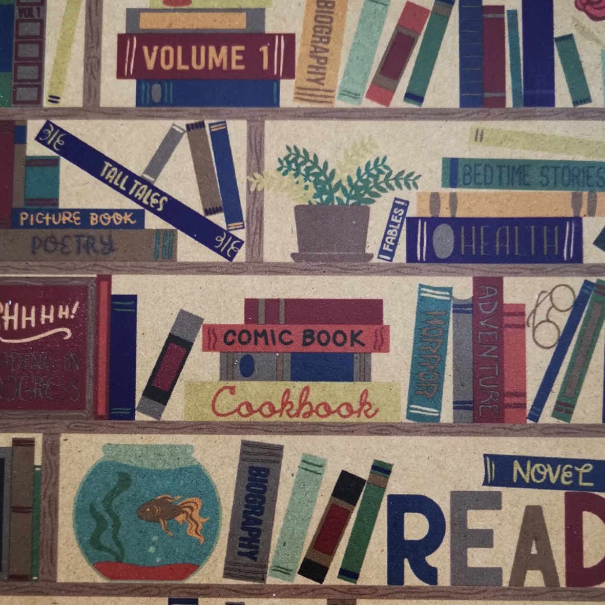 Kadopapier Kraft Books