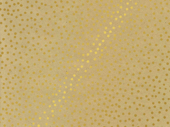Kadopapier Confetti Dots Gold