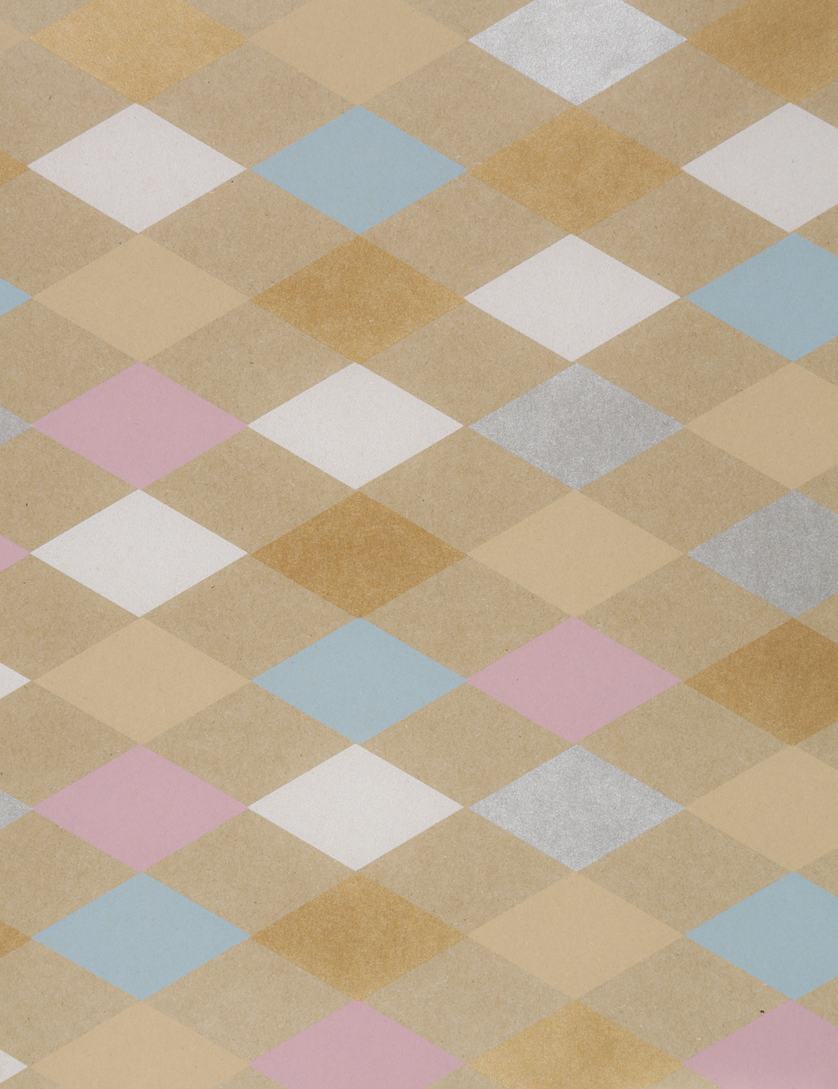 Kadopapier Kraft Harlequin Pastel