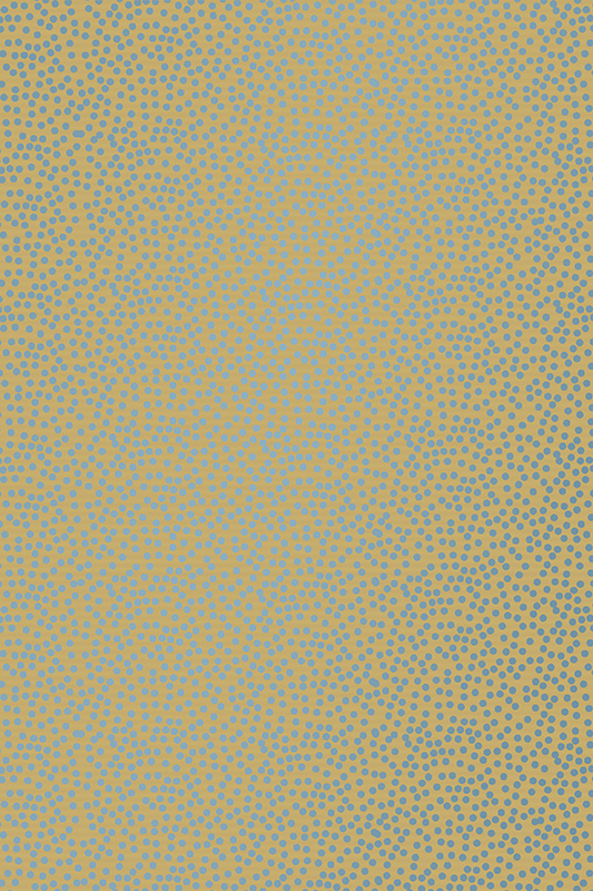 Kadopapier Kraft Minidots Blue