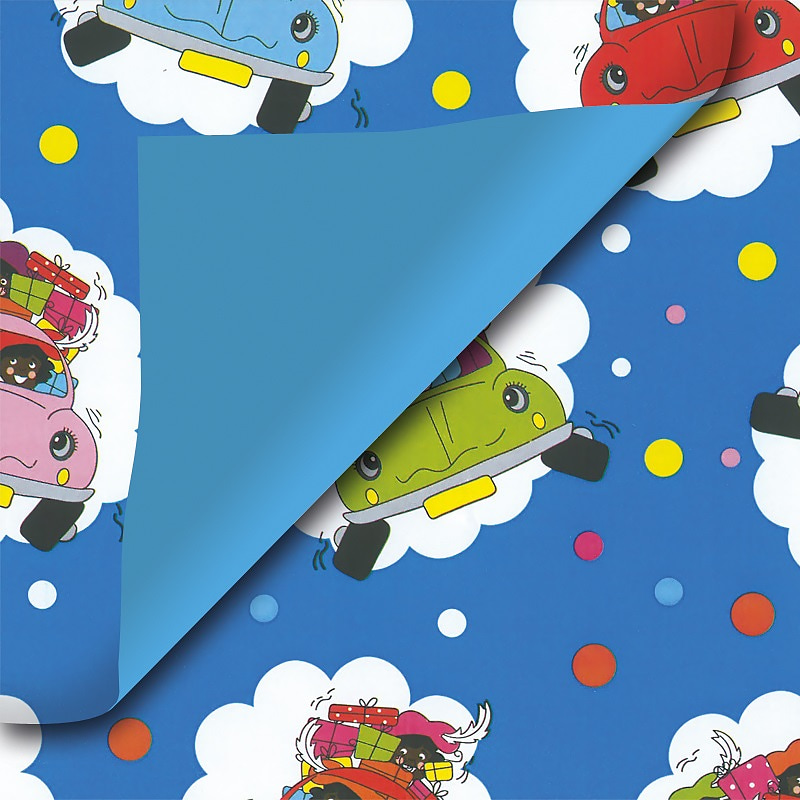 Kadopapier Sinterklaas Pietjes Kadootjes Auto 30cm