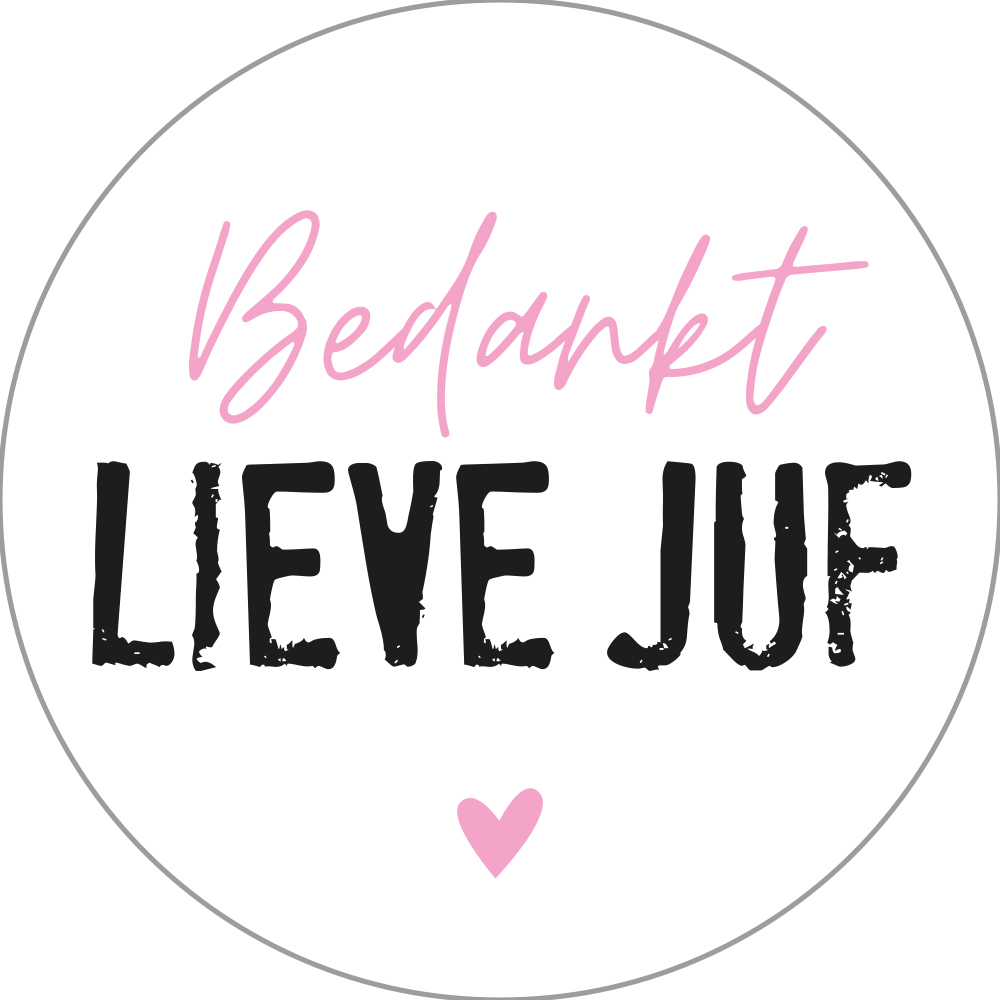 Kadosticker Bedankt Lieve Juf