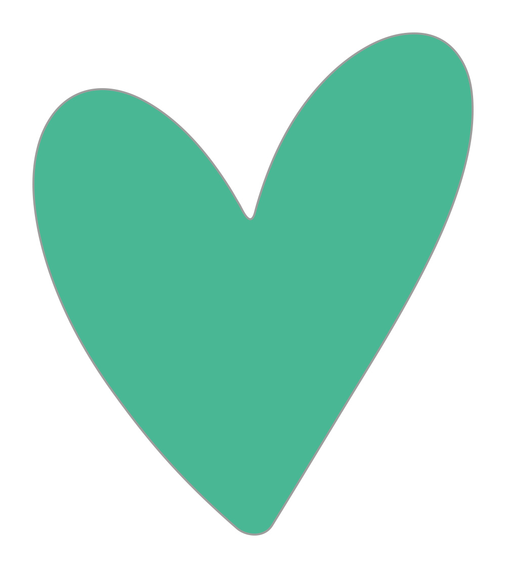 Kadosticker Big Heart Mint 
