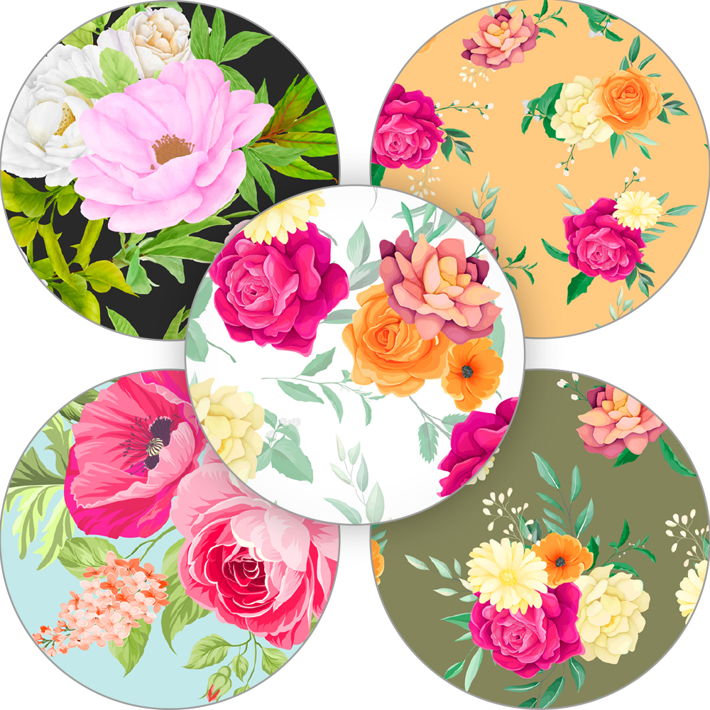 Kadosticker Romantic Flowers Assorti