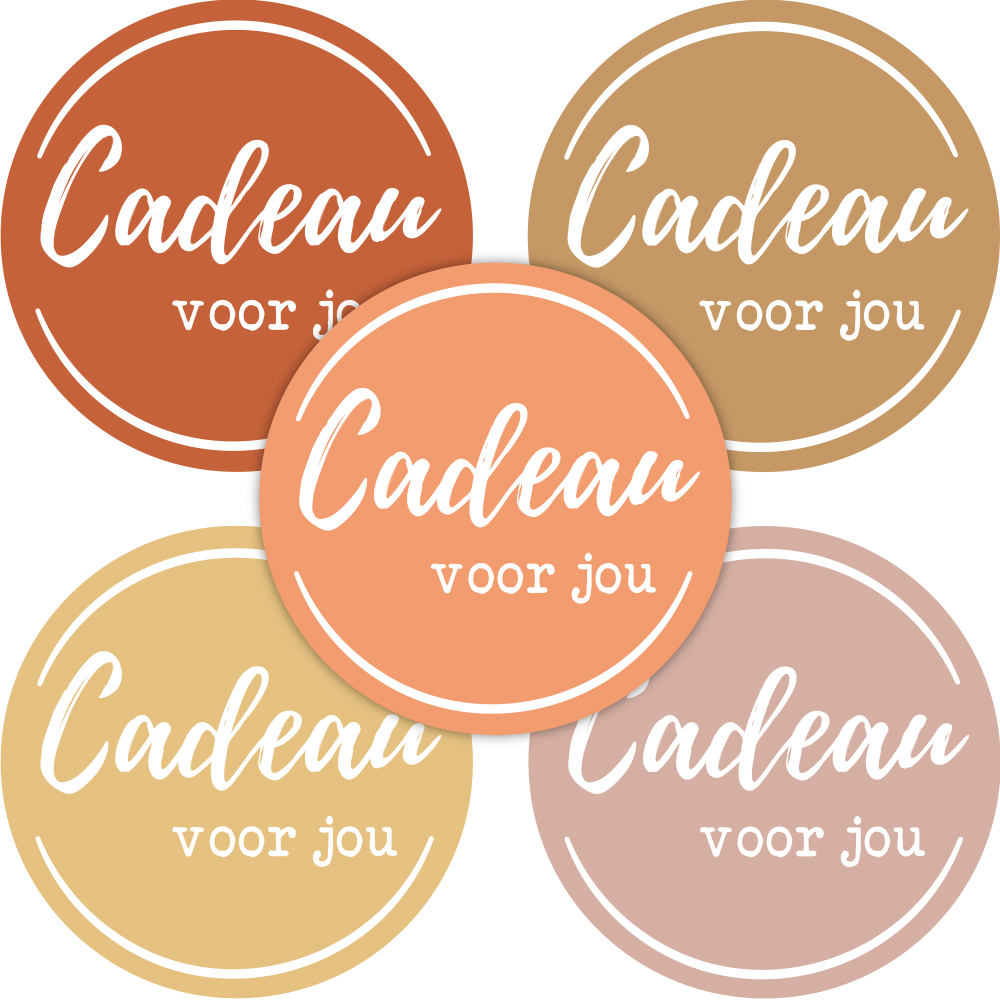 Kadosticker Cadeau voor Jou Assorti