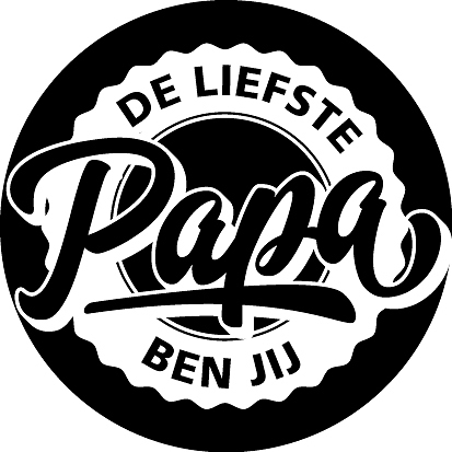 Kadosticker De liefste papa ben jij