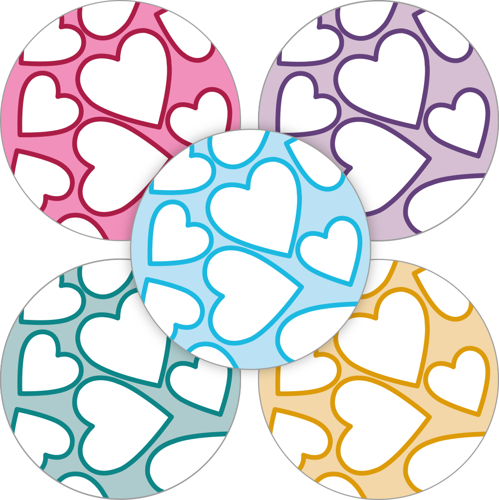 Kadosticker Funny Hearts Assorti