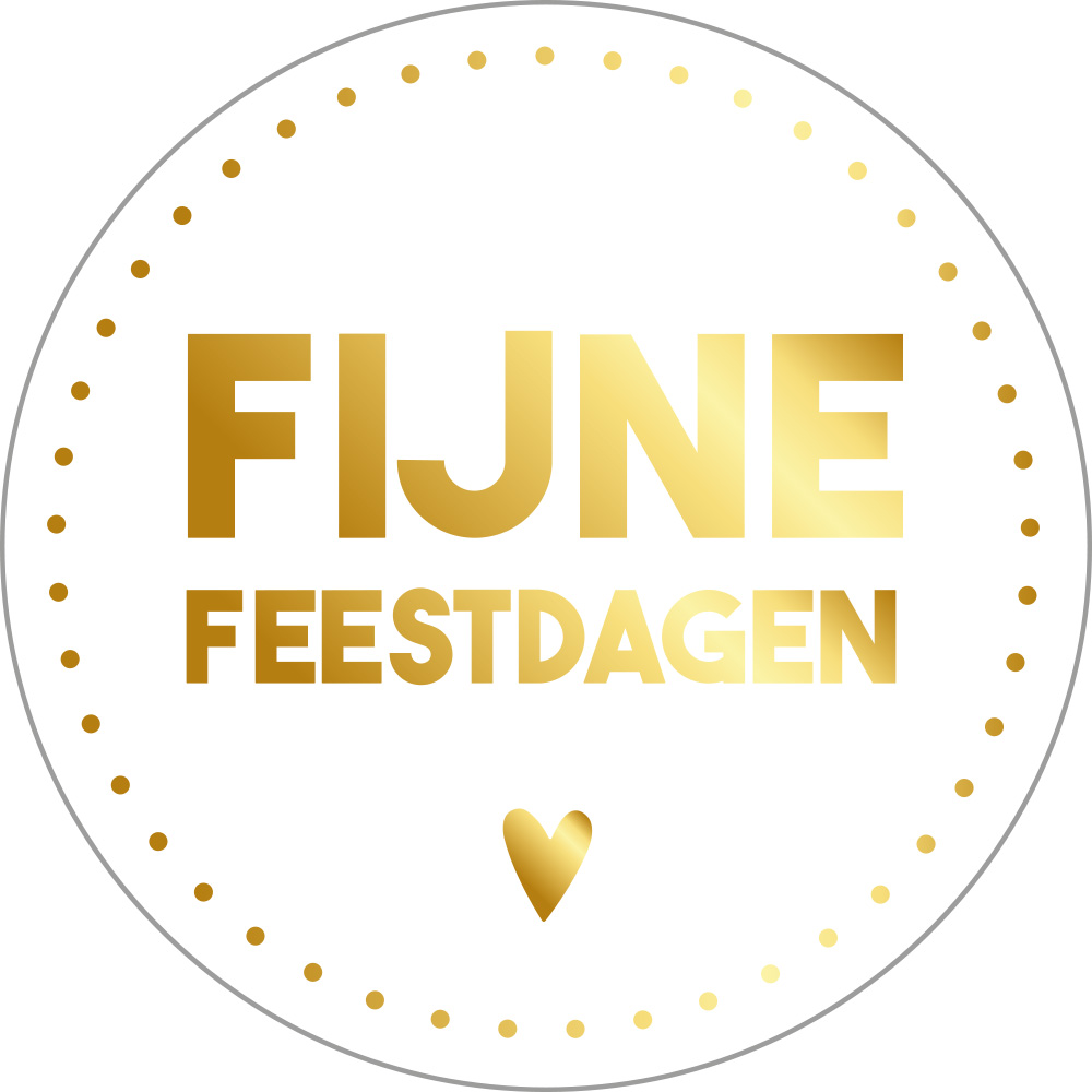 Kadosticker Fijne Feestdagen