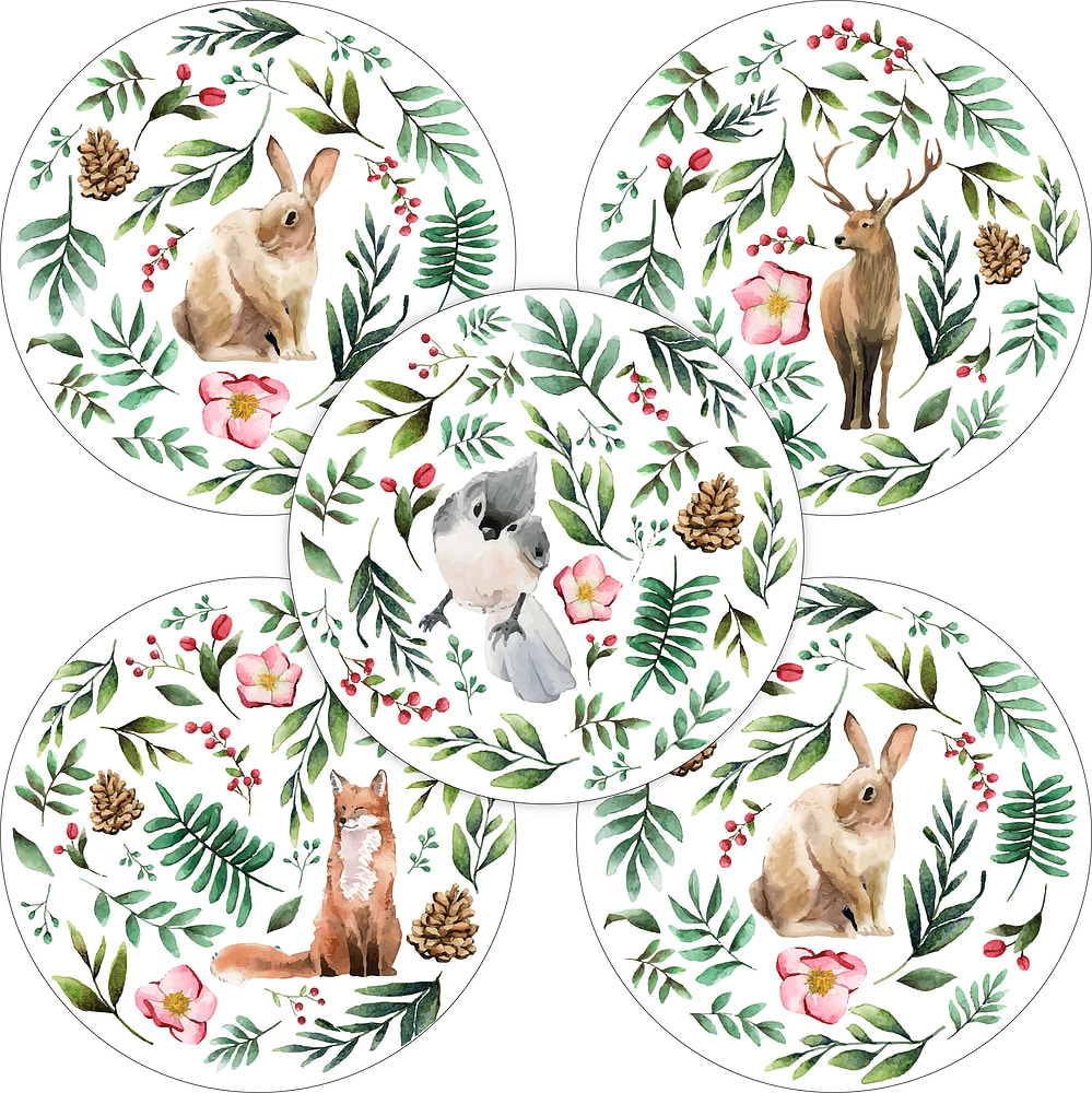 Kadosticker Forest Animals Assorti