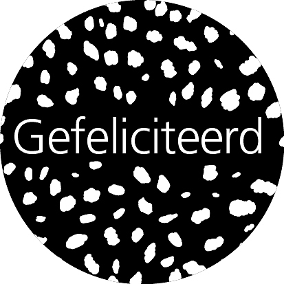 Kadosticker Gefeliciteerd Spots