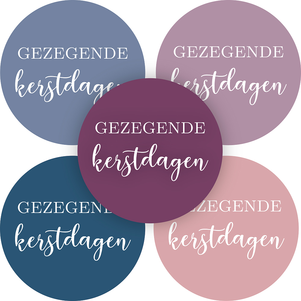 Kadosticker Gezegende Kerstdagen Assorti
