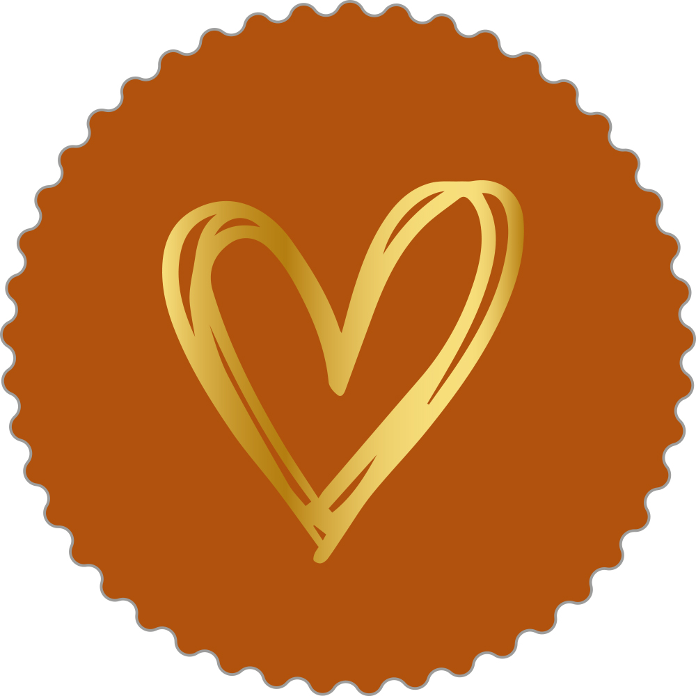 Kadosticker Golden Heart on Terra