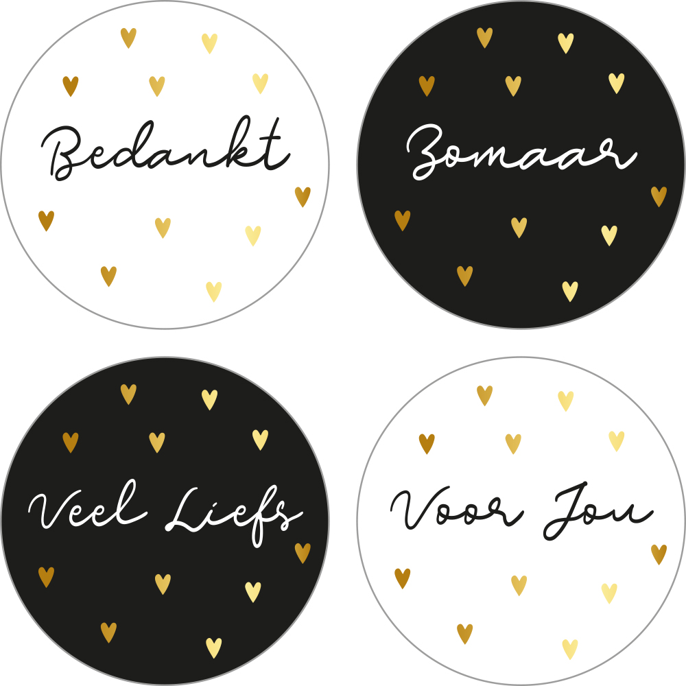 Kadosticker Goudfolie Assorti Zomaar