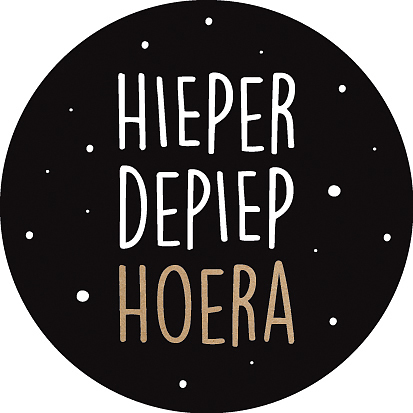 Kadosticker Hieperdepiep Hoera