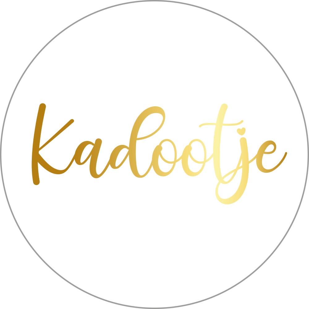 Kadosticker Kadootje Wit Goud