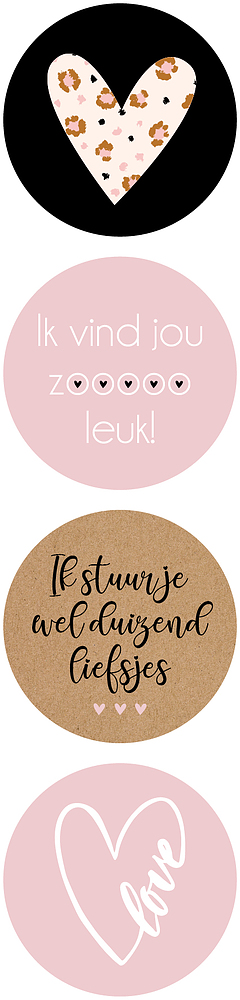 Kadosticker Liefde 2 assorti