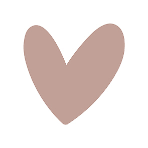 Kadosticker Little Heart Nude