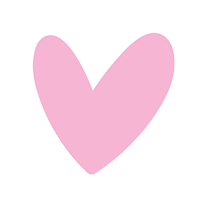 Kadosticker Little Heart Pink