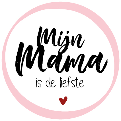 Kadosticker Mijn Mama is de Liefste