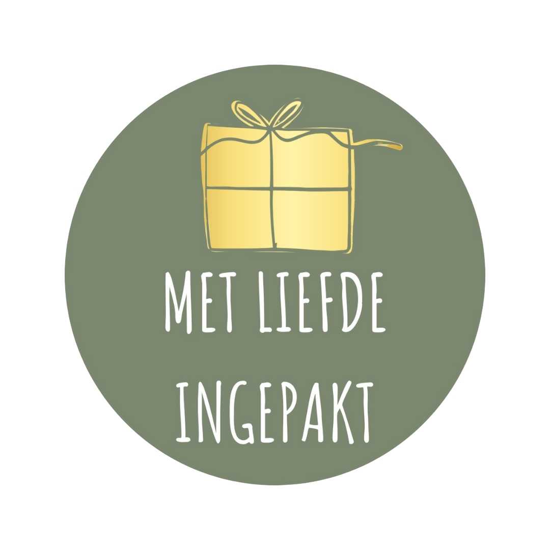 Kadosticker Olijf Met Liefde Ingepakt