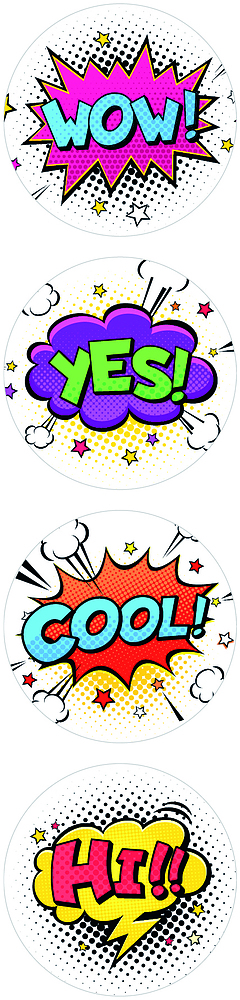 Kadosticker Pop Art Wow Assorti