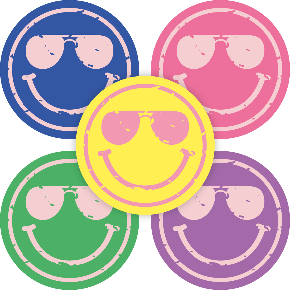 Kadosticker Summer Smileys Assorti