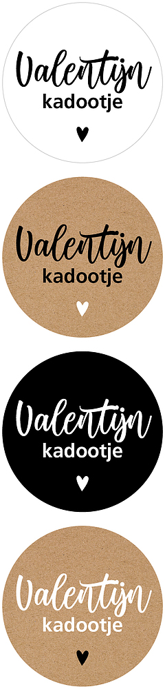 Kadosticker Valentijn Kadootje Assorti