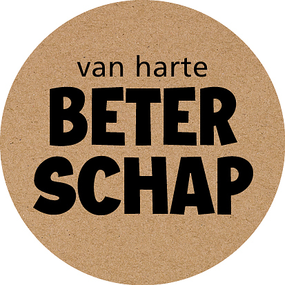 Kadosticker Van Harte Beterschap