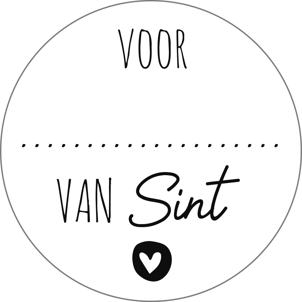 Kadosticker Voor... Van Sint