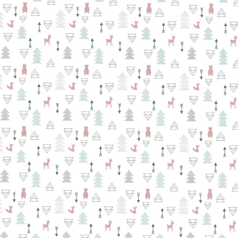 Kadozakje Kerst Wit Pastel
