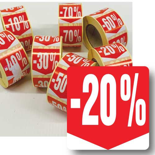 Kortingssticker -20%