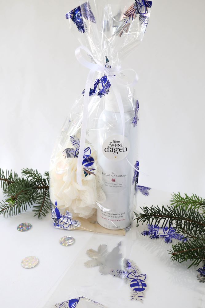 Kruisbodemzakken Kerst medium