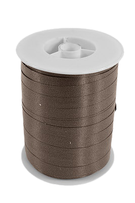 Krullint 10 mm. Donker Taupe 