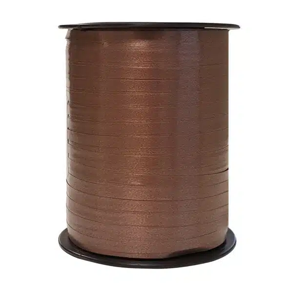 Krullint 5 mm. Donkerbruin